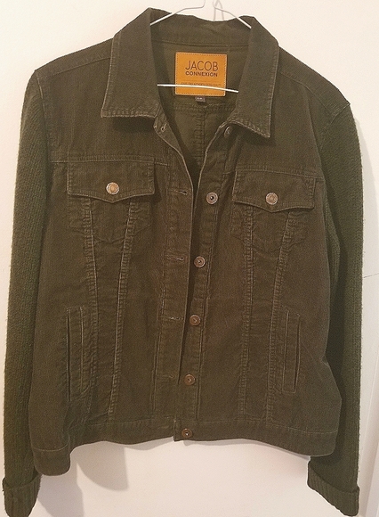 💥OLIVE GREEN JACKET - Picture 1 of 5